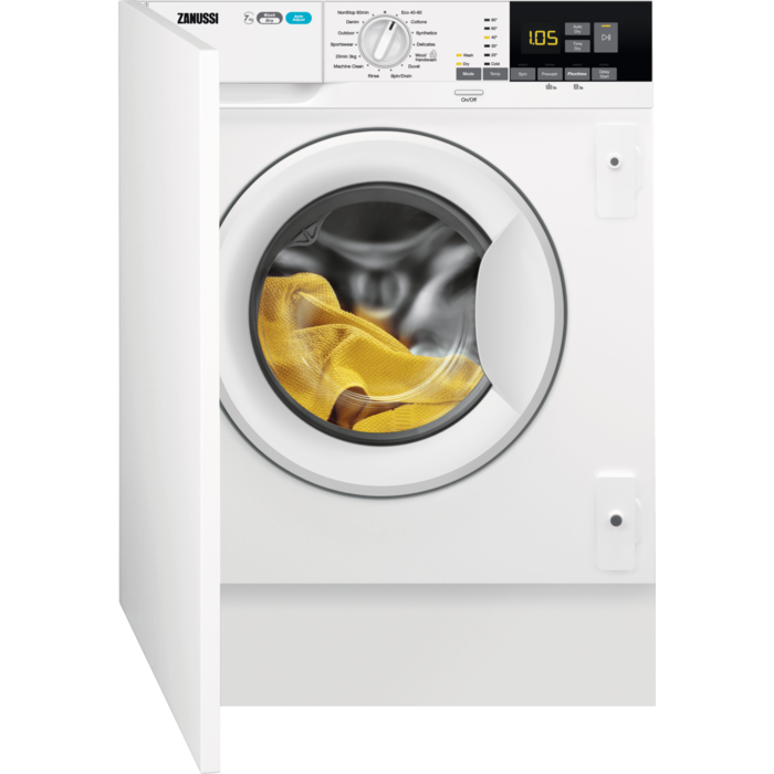 Integrated washer dryer